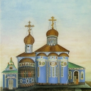 Trojicko-sergijevská lávra, centrální chrám, A. D. Losev, 1859–1860