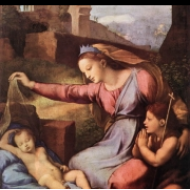 Madona s modrým diadémem (1510 - 1511)