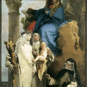 Panna Marie s dominikánskými světci