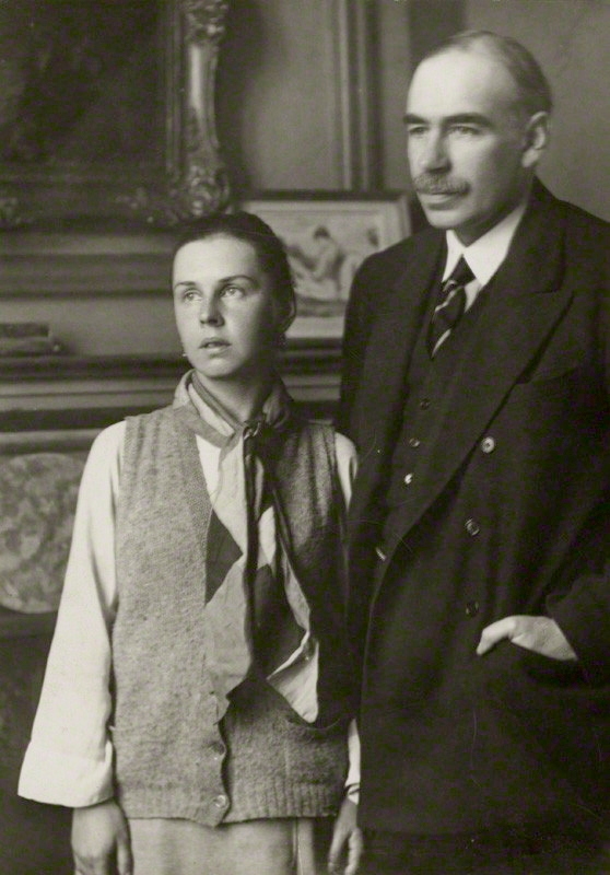 John Maynard Keynes a jeho manzelka Lydia Lopokovová, 20. leta