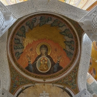 Obnovený chrám svatého Alexandra Něvského v Jekatěrinburku