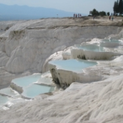 Pamukkale v Turecku