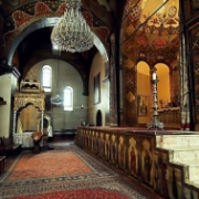 Ečmiadzin, Arménie, katedrální chrám, interiér