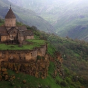 Klášter Tatev, celkový pohled, Arménie