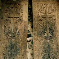 Chačkary z kláštera Dadivank, Náhorní Karabach, 13. století