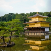 Zlatý pavilon, Kjóto. Japonsko