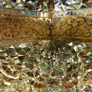 Isfahán, Írán, dekorace interiéru mešity