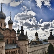Pohled na kreml v Rostovu Velikém