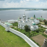 Kláštery a chrámy Ruska z ptačího pohledu (léto)