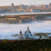 Ráno v Mončegorsku, Rusko