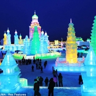 Festival sněhu a ledu v Charbinu, Čína