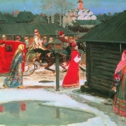 Svatební průvod v Moskvě 17. století, 1901