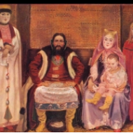 Kupecká rodina v 17. století