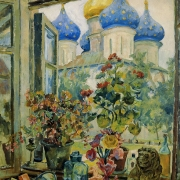 Trojicko-sergijevská lávra z okna, A. A. Оsmerkin