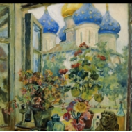 Trojicko-sergijevská lávra z okna, A. A. Оsmerkin