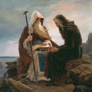 Svatí Antonij a Feodosij Pečerští