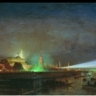 Osvětlený Kreml (1883)