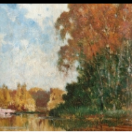 Rybník v Petrovsko-Razumovském (1865)