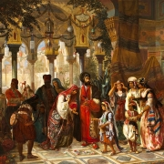 Příchod nevěsty k syrskému královskému dvoru