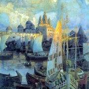 Lodě Varjagů v Novgorodu Velikém (1902)