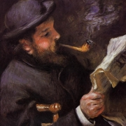 Čtoucí Claude Monet (1872)