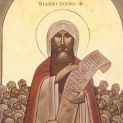 Sv. Athanasios, současná koptská ikona