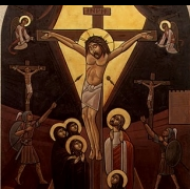 Ukřižování, současná koptská ikona