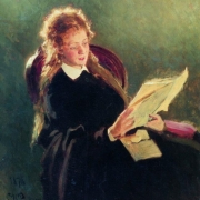Čtoucí dívka (1876)