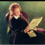 Čtoucí dívka (1876)