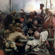 Záporožci píší dopis tureckému sultánu (1880 - 1891)