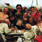 Záporožci píší dopis tureckému sultánu (1880)