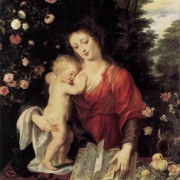 Panna a dítě (1624)