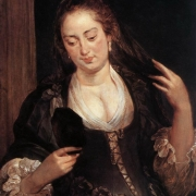 Žena se zrcadlem (1640)