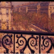 Balkon v Paříži (1880)