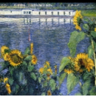 Slunečnice na břehu Seiny (1886)