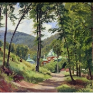 Na Krymu, klášter Kosmy a Damiána (1879)