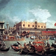 Bucintoro se vrací k Molu, Benátky