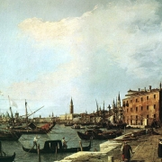 Riva degli Schiavoni, západní strana, Benátky