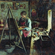 Venkovský malíř ikon (1889)