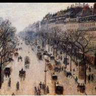 Boulevard Montmartre, zimní ráno (1897)