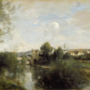 Seina se starým mostem v Limay