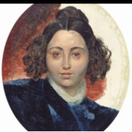 Portrét baronky Klodtové, manželky sochaře Klodta (1839)