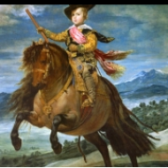 Jezdecký portrét infanta Baltasara Carlose (1635)