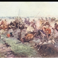 Bitva u Lipan, Prchající jízda Jana Čapka ze Sán