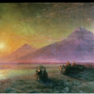 Noe sestupuje z hory Ararat (1870–1880)