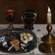 Zátiší s benátským sklem