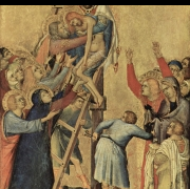 Oltář Orsini, Snímání z kříže