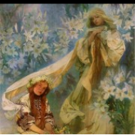 Madona v lilijích (1905)