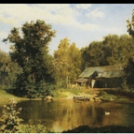 Rybník v Abramcevu (1883)