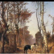 V parku, Normandie (1874)